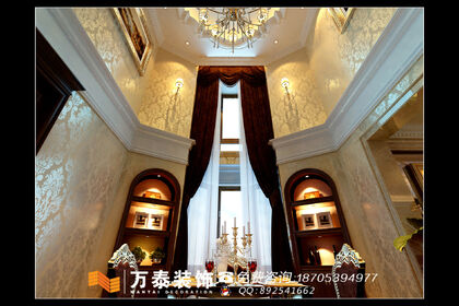 臨沂市自建別墅500平方古典美式風格裝修案例
